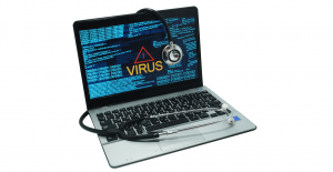 cara mengatasi laptop mati sendiri karena virus
